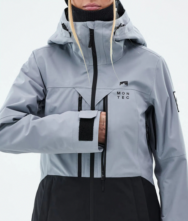 Moss W Veste de ski pour femme – Bleu doux / Noir