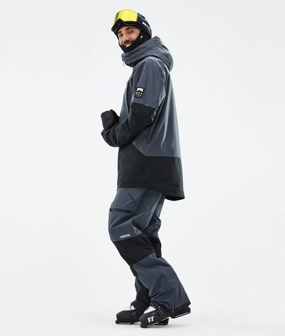 Arch Veste de ski pour homme – Bleu métallisé / Noir