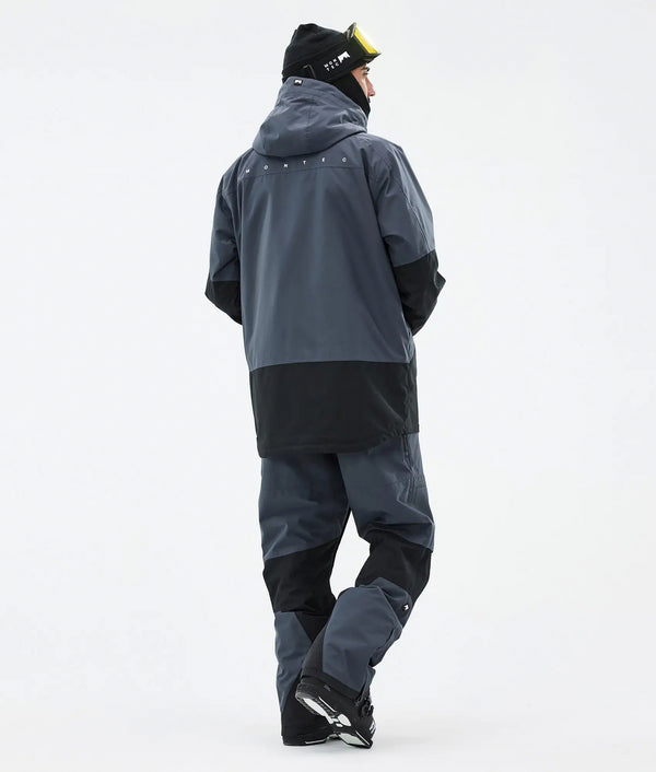 Arch Veste de ski pour homme – Bleu métallisé / Noir