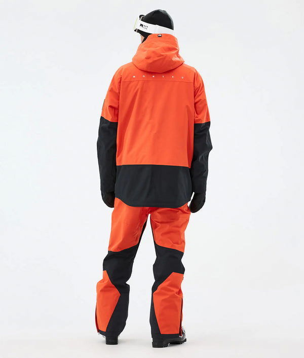 Arch Veste de ski pour homme – Orange / Noir