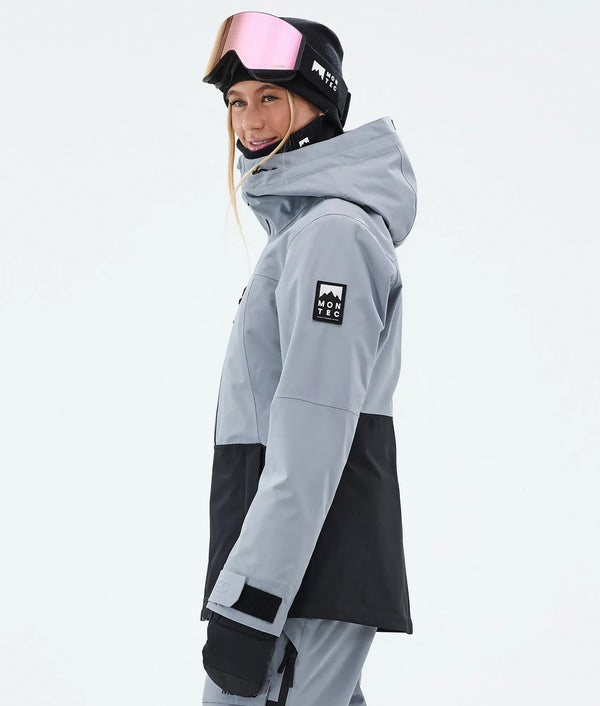Moss W Veste de ski pour femme – Bleu doux / Noir