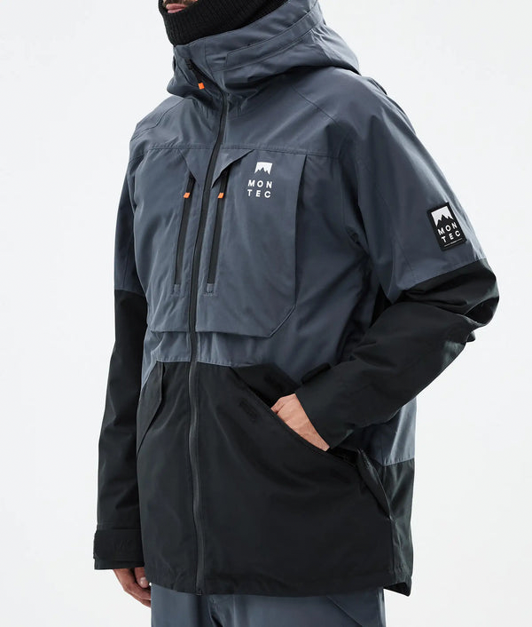 Arch Veste de ski pour homme – Bleu métallisé / Noir