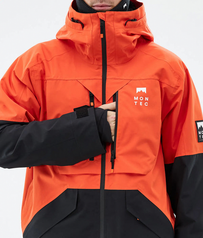 Arch Veste de ski pour homme – Orange / Noir